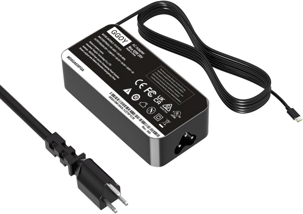 65W USB-C/Type C Laptop Charger Adapter